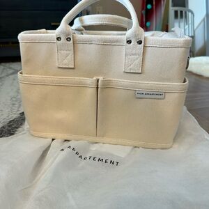 Cream Canvas Tote Bag